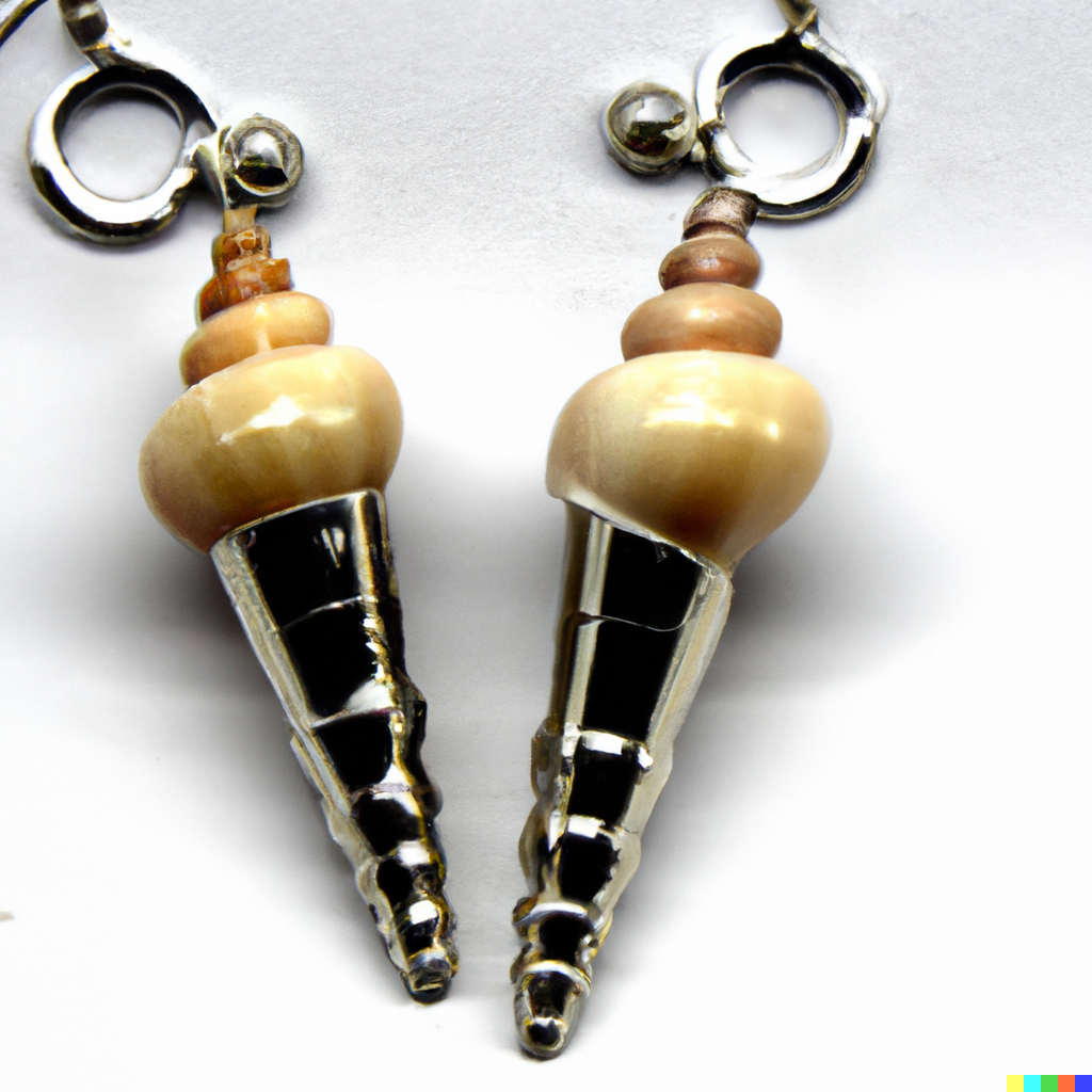 DALL·E 2022-10-08 15.50.02 - Conch ear danglers for tribal stretched ears gauged .png